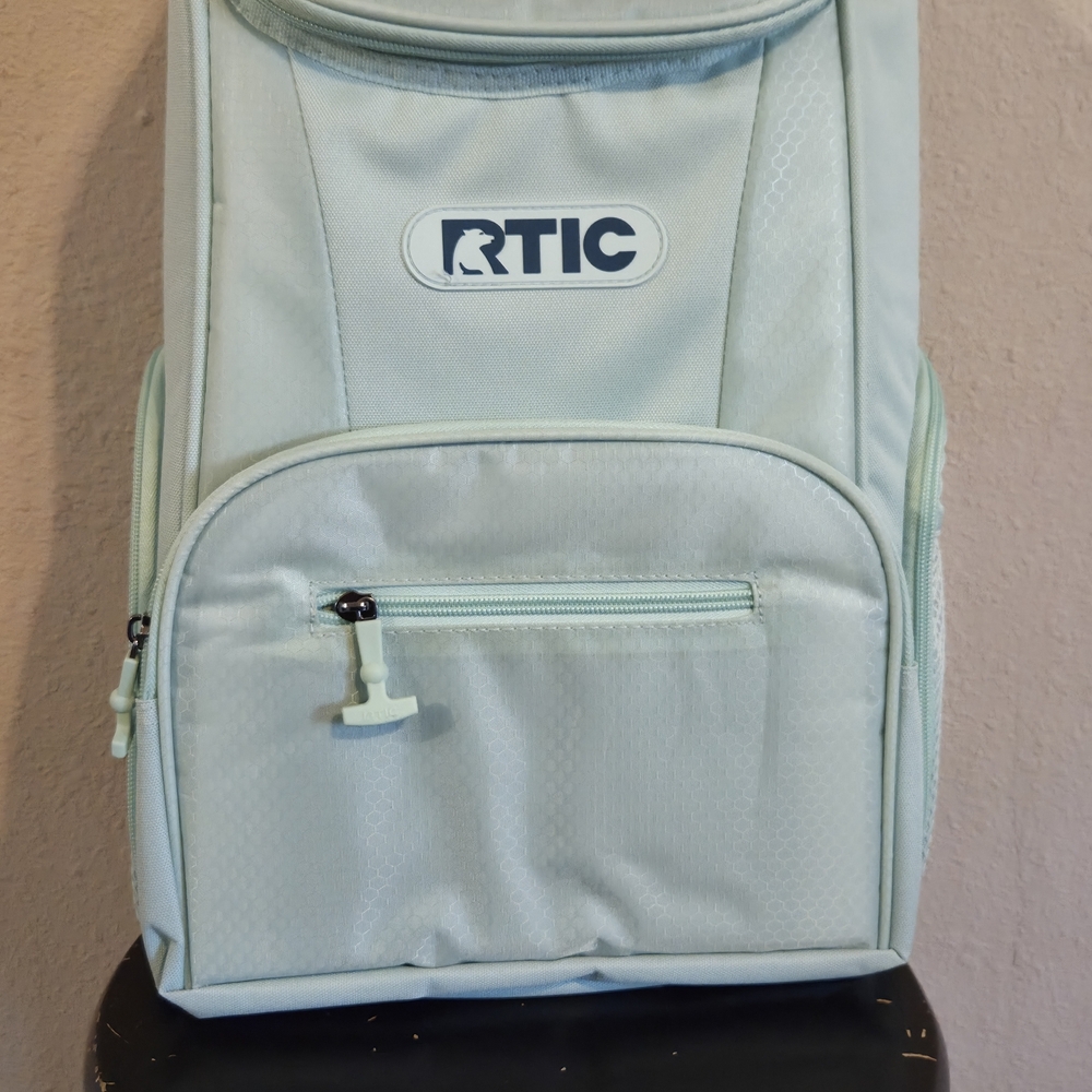 RTIC Light Blue Backpack Cooler